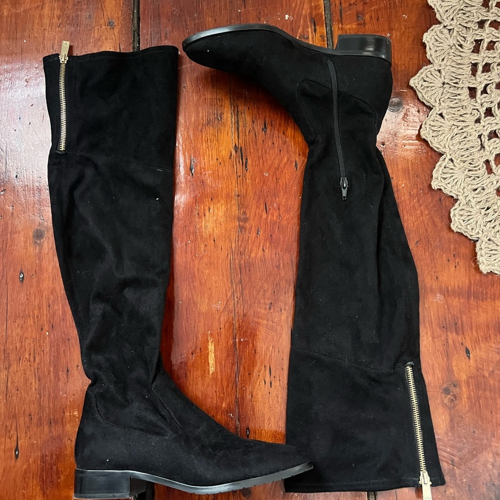 Ivanka Trump Black Over the Knee Boots